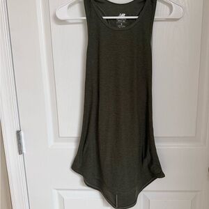 New Balance Women's Dark Green Tank Top size S open back NWT